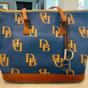 Dooney & Burke large monogram tote